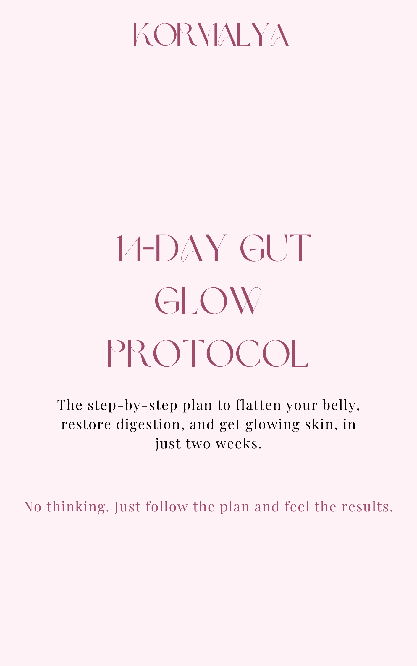 14-Day Gut Glow Protocol